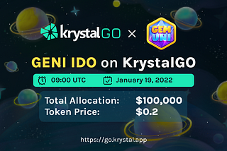 GemUni IDO Launch on KrystalGO: Announcement & Participation Details
