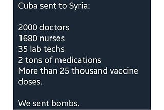 US aid to Syria