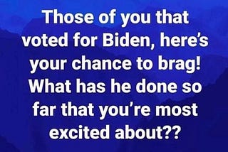 Graphic of the Week — What Biden has done for you!