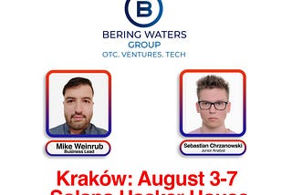 Bering Waters is coming to Krakow for Solana Hacker House