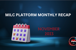 MILC PLATFORM NOVEMBER MONTHLY RECAP