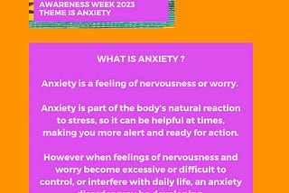 WHAT IS ANXIETY?
