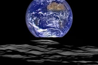 Earthrise over Luna