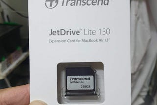 Extend MacBook Air storage with Transcend JetDrive Lite 256GB