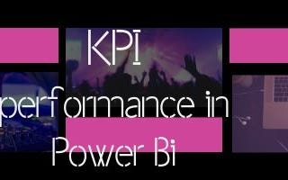 KPI performance in Power Bi