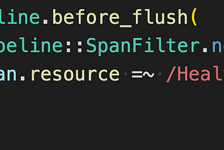 How to filter Request with ddtrace on Rails?