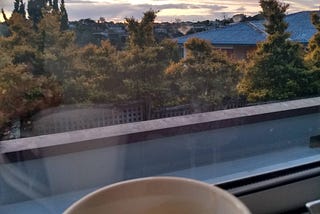 A cup of coffee without sugar