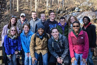 Volunteers from Grand Valley spends spring break with Greening Forward