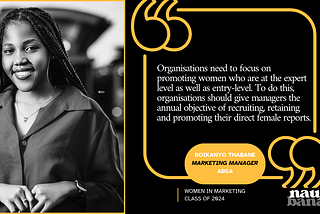 Women In Marketing 2024 Edition ft. Boikanyo Thabane from ABSA