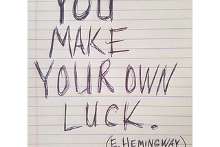 How Hard are You Working…to Get Lucky?