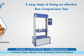 5 Easy Steps of Doing an Effective Box Compression Test