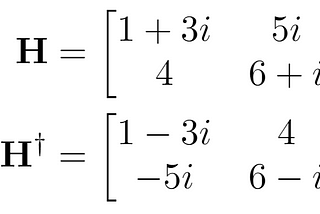 Matrices and Operations — Linear Algebra for QC