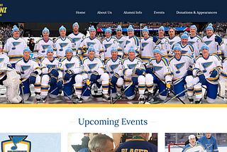 UX Case Study: Canucks Alumni