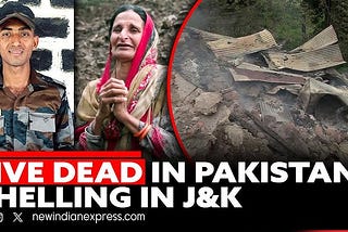 5 killed in Pakistani shelling in Indian-controlled Jammu and Kashmir