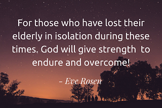 God will give strength to endure and overcome!