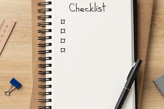 Checklists Are for People Who Don’t Know What They Were Doing?