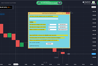 Working with the VIVIT BOT on QUOTEX