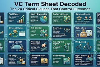 VC Term Sheets Decoded: Why Investors Use These 24 Clauses (and Why They Still Can’t Eliminate…