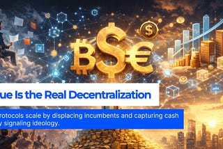 Decentralization Doesn’t Scale on Ideology. It Scales on Revenue.