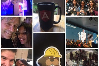A diversity ticket holder at AngularConnect 2017