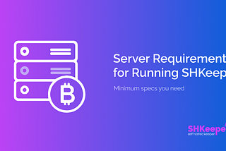 Server Requirements for Running SHKeeper