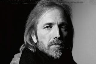 tom petty in black and white