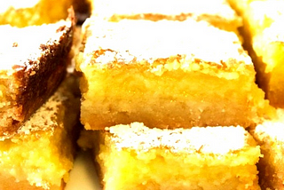 Desserts — Lemon Square Bars