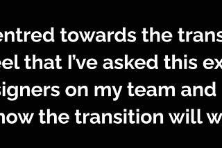 “I love that it’s centred towards the transition from junior to mid, I feel that I’ve asked this exact question to the senior designers on my team and my line manager about how the transition will work”