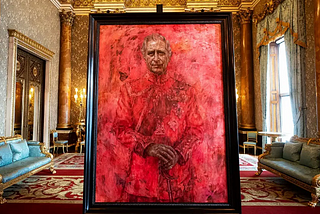 ‘Bloodshed’. King Charles III: By Modern Portraitist Jonathan Yeo