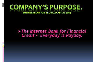 A NEW BANK FOR THE WORLD — The Story of the Internet Bank of Financial Credit.