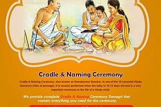 Cradle & Naming Ceremony