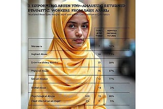 This report explores the abuse faced by Bangladeshi female migrant workers in Saudi Arabia, offering data-driven insights and policy recommendations for safeguarding their rights.