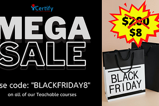 Our $8 Black Friday MEGA SALE !! is here