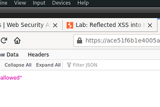 Web Security Academy Lab solution: ” Reflected XSS into HTML context with most tags and attributes…