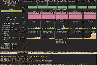 An extensive guide to optimizing a Linux laptop for battery life and performance