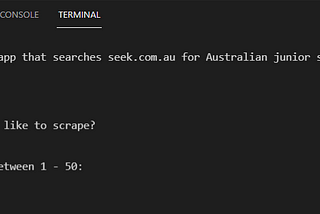 I built a web scraper!