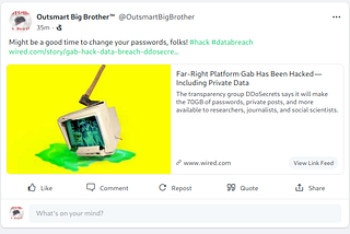 Gab got hacked. Now what?
