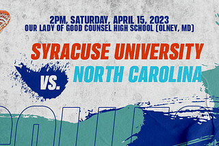 Corrigan Sports to Host Syracuse-North Carolina Men’s Lacrosse