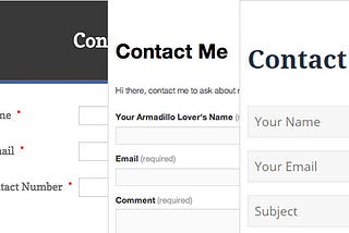 Google Style Slide Away Form Labels