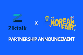 Ziktalk x University of Indonesia Korean Fair Partnership