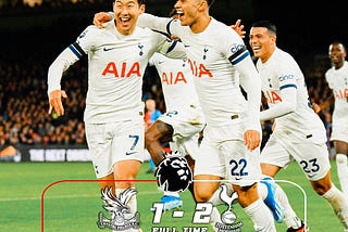 RESULT PERTANDINGAN CRYSTAL PALACE Vs TOTTENHAM