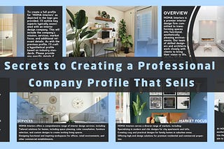 Secrets to Creating a Professional Company Profile That Sells