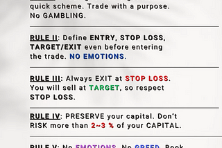 Day Trading Rules