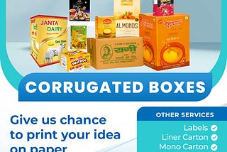 Get the Printed Corrugated Box in Noida | Top Corrugated Box