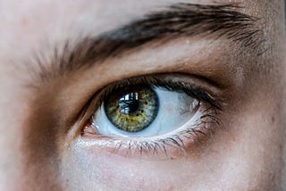 beautiful green eye