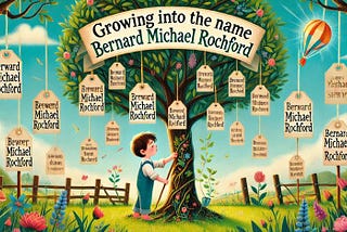 Growing into the name Bernard Michael Rochford