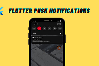 flutter push notifications sample notification sample