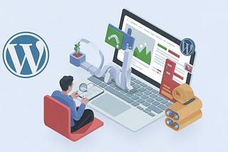 WordPress malware infection warning on website dashboard
