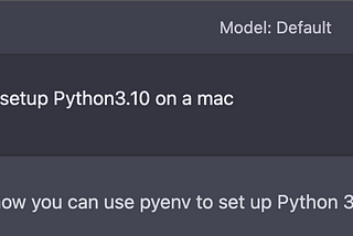 Install Python 3.10 using pyenv and virtualenv on a Mac