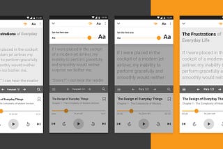 Redesigning Audible for Users with Visual Atypicalities